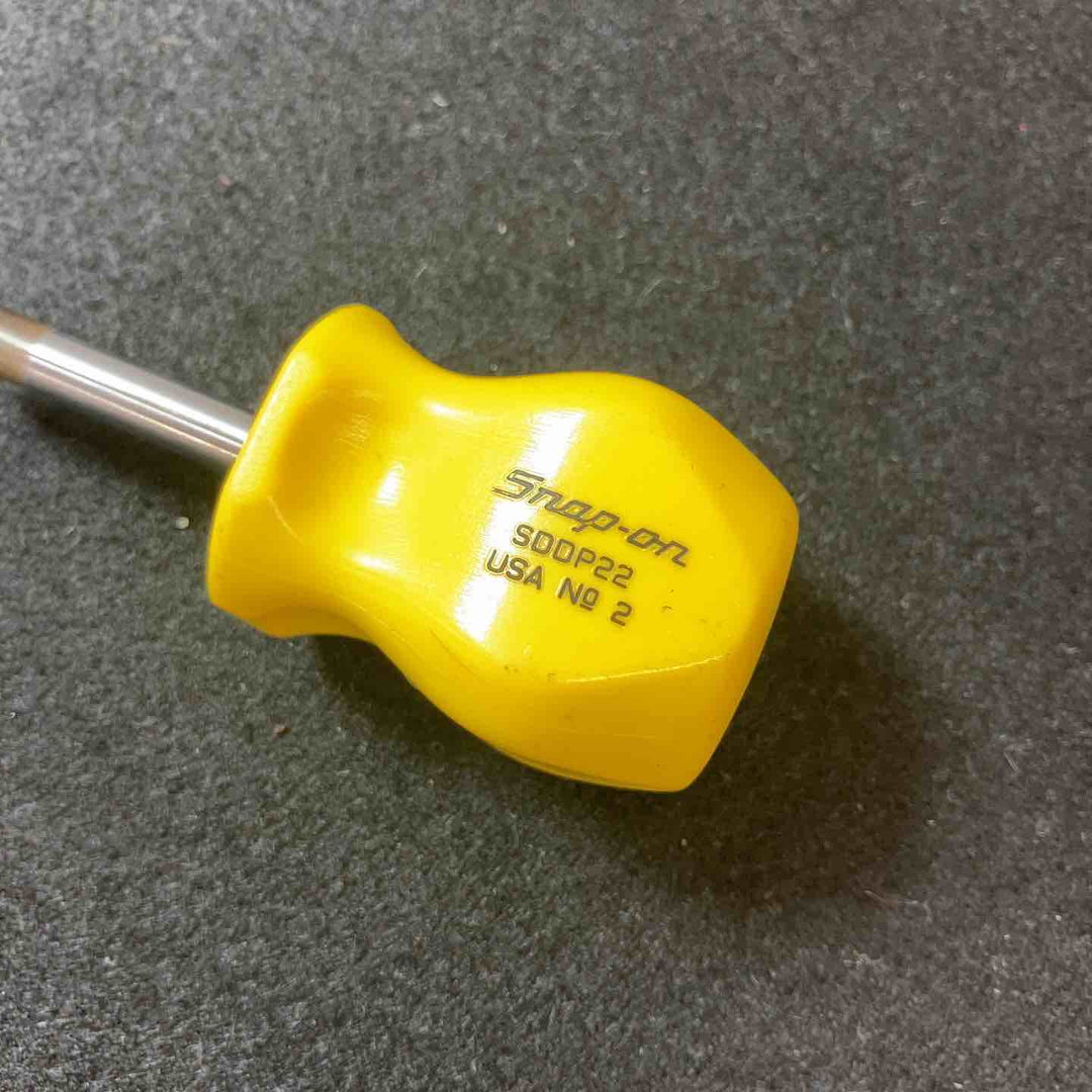 【中古品】 スナップオン(Snap-on) SDDP22 SSDMR8A プラスドライバー イエローグリップ 9本 【東大和店】