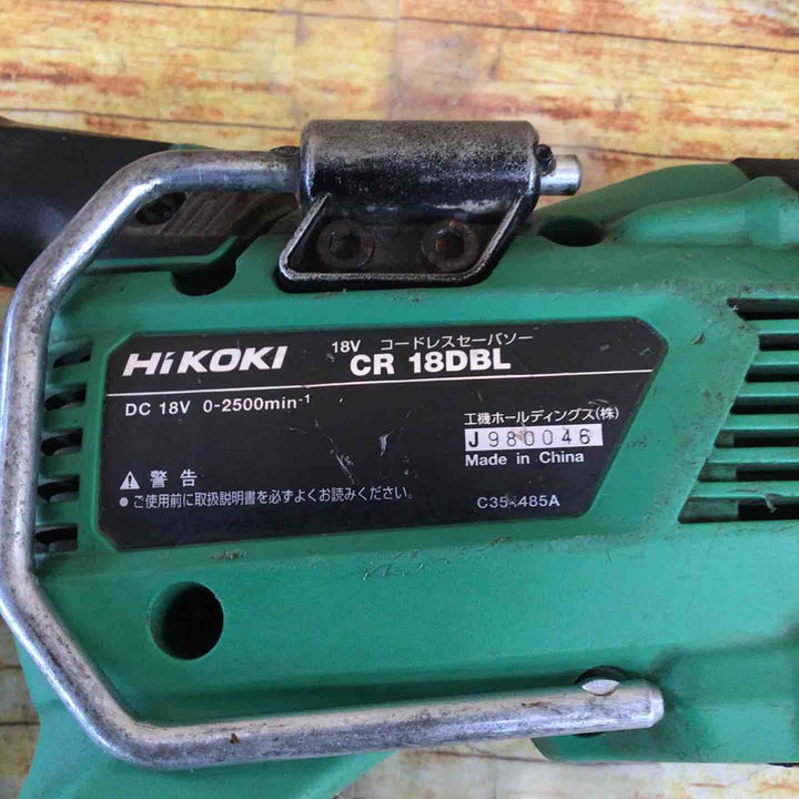 【中古品】 ハイコーキ (HIKOKI) コードレスセーバソー CR18DBL(NN)(本体のみ) 【藤沢店】