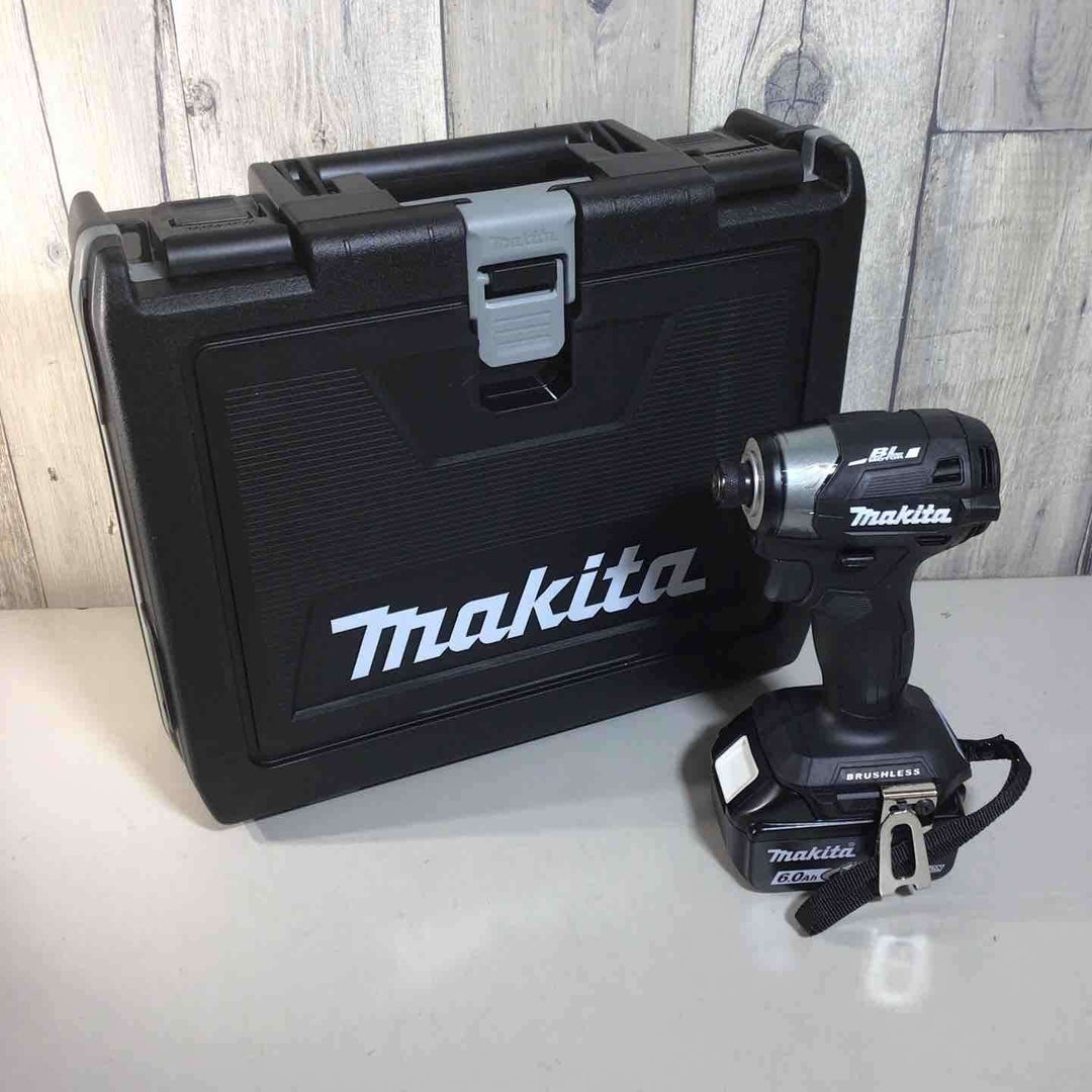 【未使用品】マキタmakita コードレス インパクトドライバー TD173DRGXB インパクト フルセット　黒　ブラック　純正 充電式 18V 【戸田店】