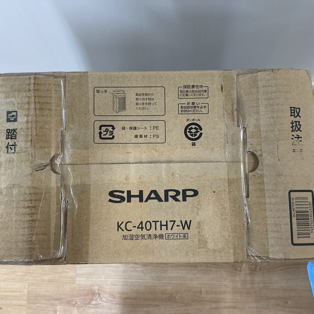 【店頭受取り限定】【未使用品】SHARP シャープ 空気清浄機 KC-40TH7-W【電材館越谷店】